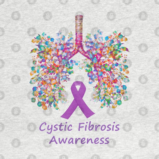 Lungs, floral Lungs, cf, cystic fibrosis, colorful flowers, respiratory therapist by Collagedream